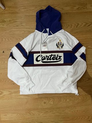 Sudadera Corteiz Blanca y Azul