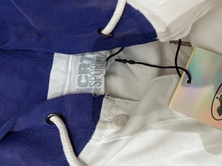 Sudadera Corteiz Blanca y Azul