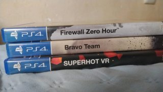 Lote 3 Videojuegos PS4: Firewall Zero Hour, Bravo