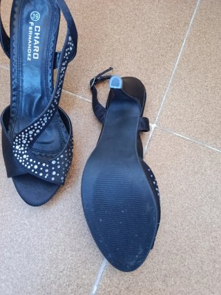 Zapatos de tacón Charo Fernandez negros talla 39