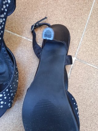 Zapatos de tacón Charo Fernandez negros talla 39