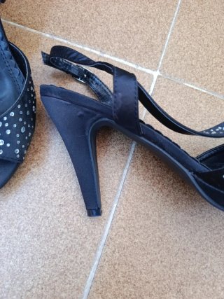 Zapatos de tacón Charo Fernandez negros talla 39