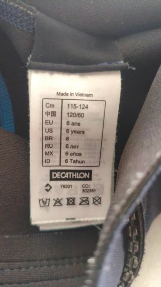 Traje de Neopreno Surf Olaian Talla 6