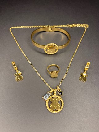 Conjunto Tous Osito Dorado