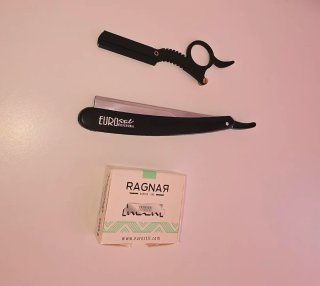 PACK NAVAJAS + CUCHILLAS BARBERÍA EUROSTIL
