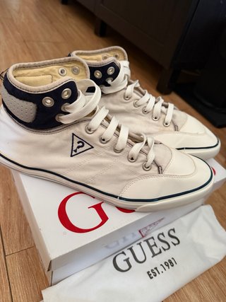 Botines Deportivos Guess Blancos