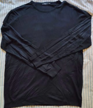 Jersey Formula joven cuello redondo negro talla XL