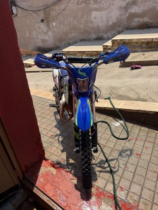Pit Bike 140cc Enduro/Motocross Azul/Amarillo