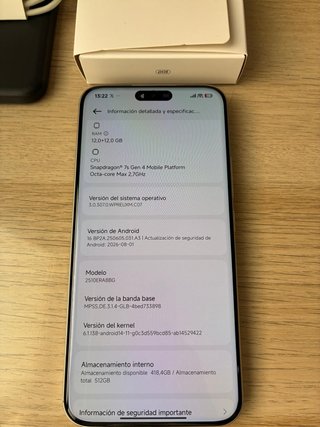 Redmi Note 15 Pro+ 5G 12/512GB Mocha Batería 100%