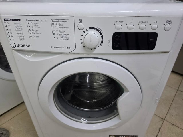 Lavadora Indesit Semi Nuevo 8kg Class A+++ Rpm1200