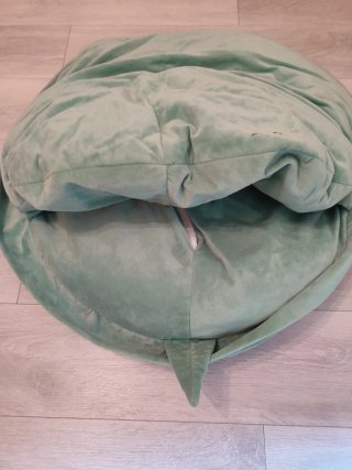 Puf con forma de tortuga