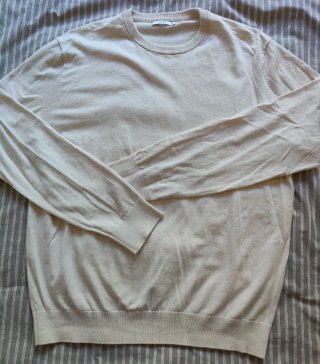 Jersey Jules Cuello Redondo Beige. Hombre XL