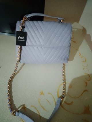 Bolso plateado Momoda Bag