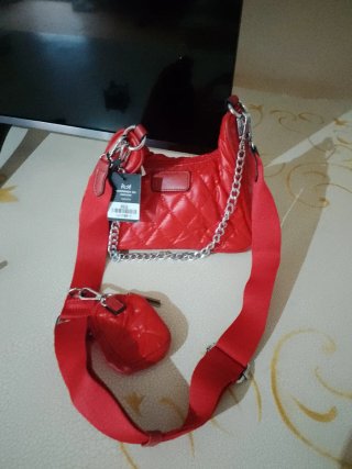 Bolso plateado Momoda Bag
