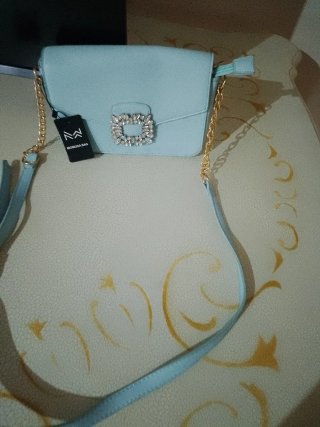 Bolso plateado Momoda Bag
