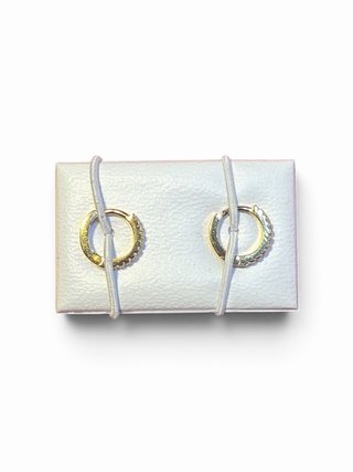 Pendientes Plata 1r Ley Bañados Oro