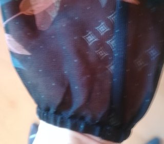 Vestido de gasa floral S