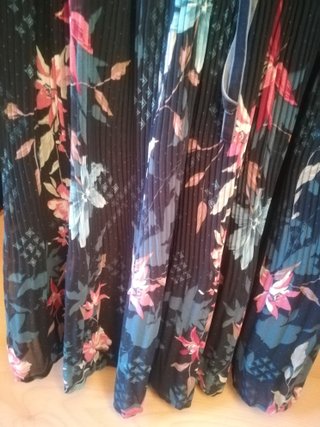 Vestido de gasa floral S