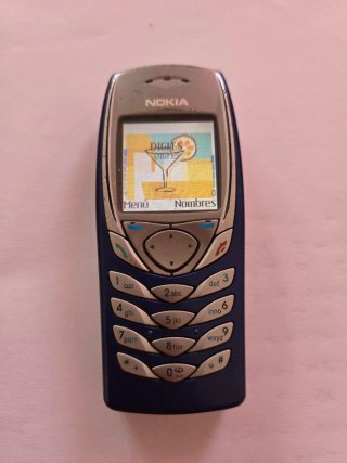 Nokia 6100 Azul y Plateado