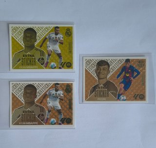 Mbappé Oro y Pedri Bronce - Cromos Extra