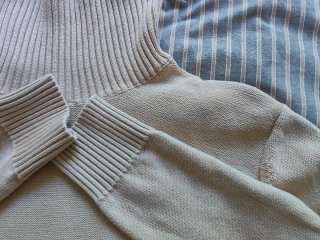 Jersey Selected Homme cuello alto beige XL