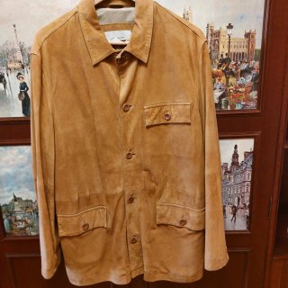 Chaqueta Zara Piel Ante Talla L