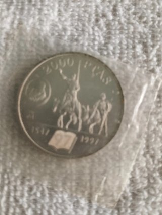 Monedas 2000 ptas 1995 Rey España Edición Limitada