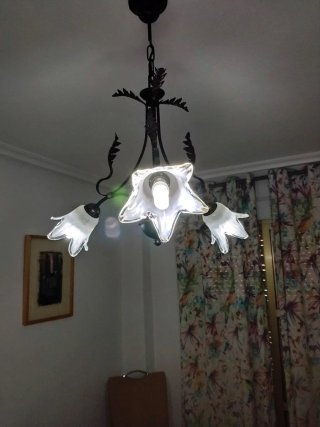 Lámpara de techo 3 bombillas