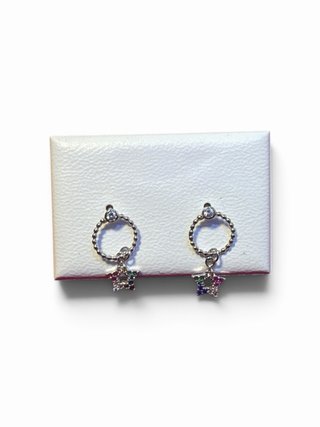 Pendientes Plata 1ª Ley Aro y Estrella
