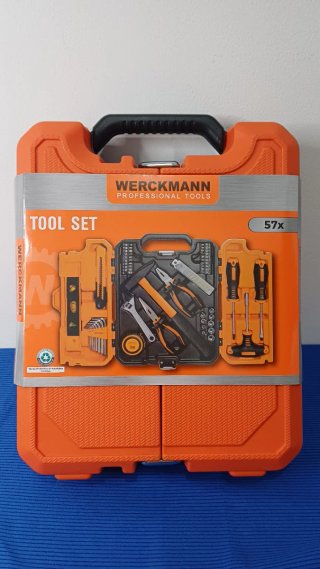 Maletín de herramientas Werckmann 57 piezas nuevo