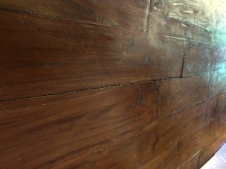 Tablón madera de acacia barnizada mesa comedor