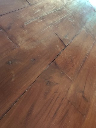 Tablón madera de acacia barnizada mesa comedor