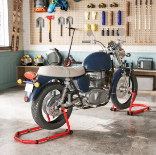 Cambio de soporte de ruedas para moto, caballetes