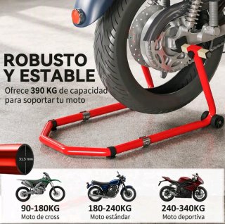 Cambio de soporte de ruedas para moto, caballetes