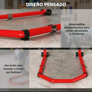 Cambio de soporte de ruedas para moto, caballetes