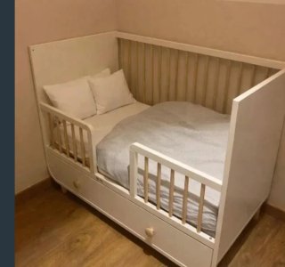 Cuna IKEA MYLLRA Blanca 60x120 cm