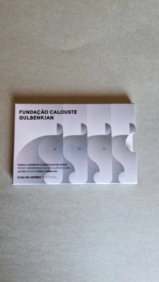 Moeda Proof Fundação Calouste Gulbenkian