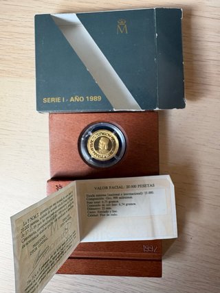 Moneda de Oro - 6,74g - oro 999 - certificada