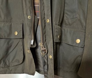 Giacca uomo Barbour verde/marrone