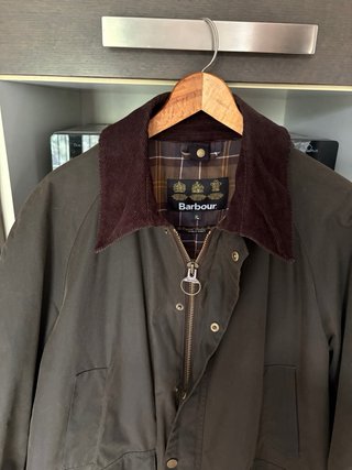 Giacca uomo Barbour verde/marrone