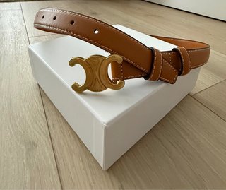 Cintura Celine Marrone e Oro