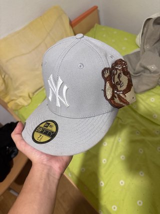 Gorra New Era Gris Talla 7 1/4