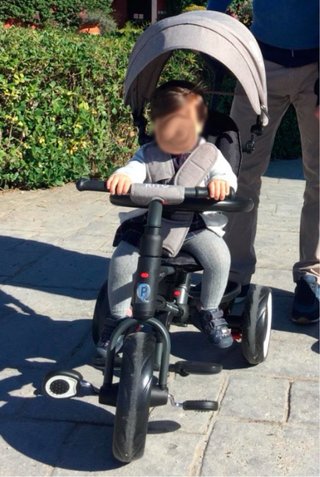Triciclo Qplay Rito+ Evolutivo Plegable 3 en 1
