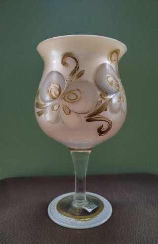 Calice decorato a mano da collezione