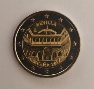 Moneda 2€ Conmemorativa España 2024 Sevilla