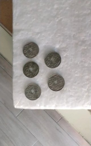 Lote de 5 Monedas de 50 Céntimos 1949