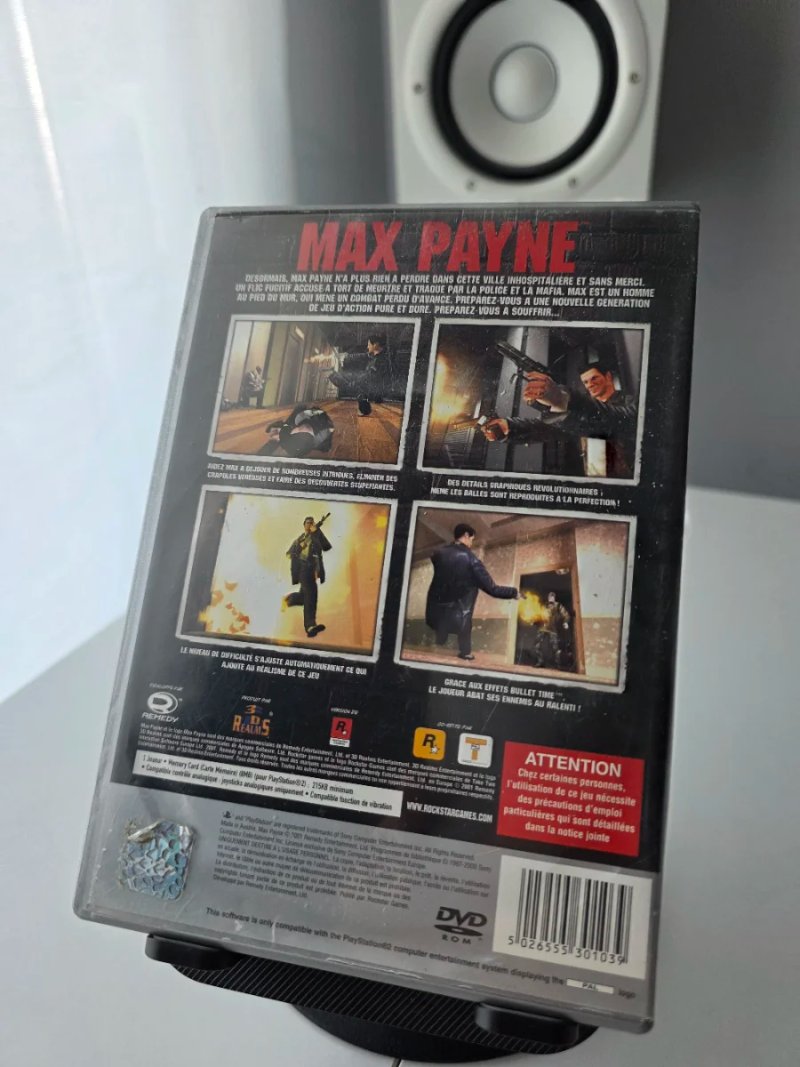 Max Payne PS2 PAL Platinum image 3