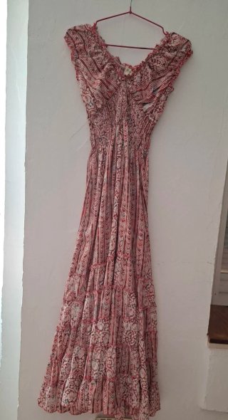 Vestido Largo Estampado Talla Única