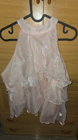Blusa Rosa con Volantes