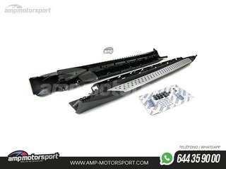 ESTRIBERAS LATERALES PARA BMW X5 E70 2007-2013 - PLATA
